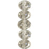 8mm Squashed Facet Crystal Beads (available in 5 colours)